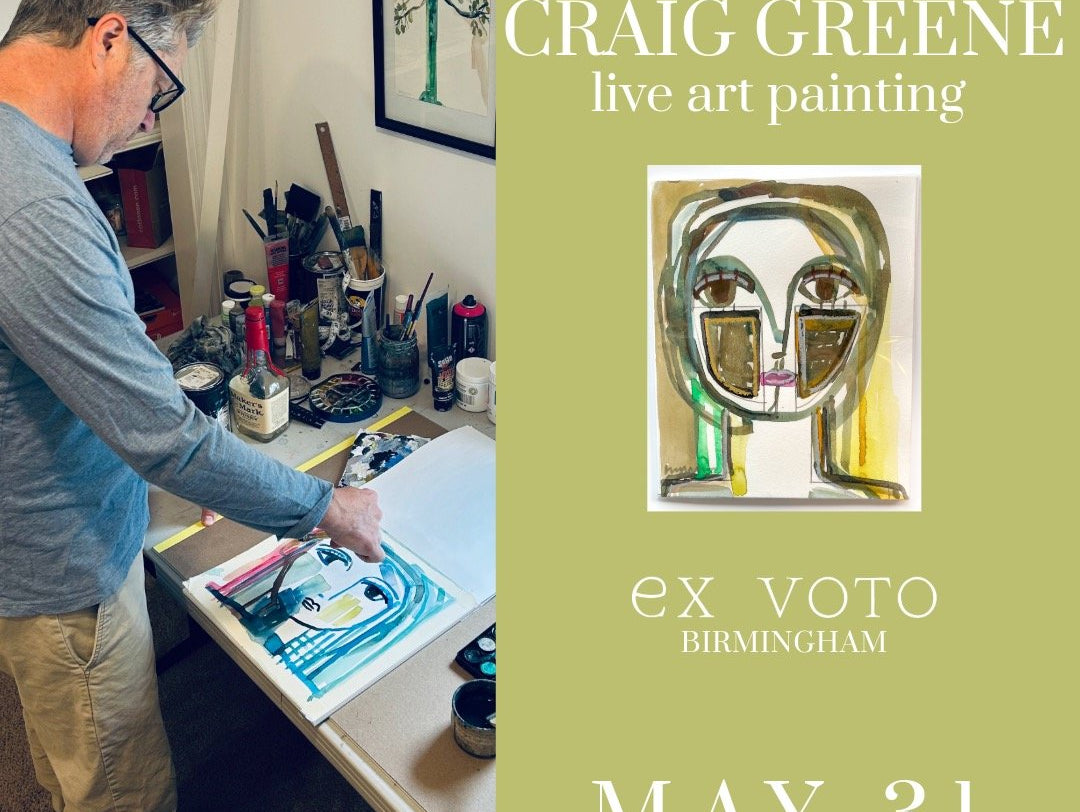 Guest Artist Craig Greene at ExVoto Birmingham