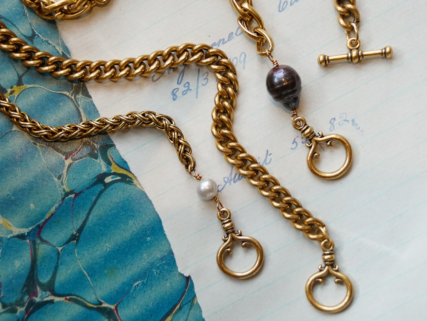 Timeless, Vintage, Gold Chain Necklaces