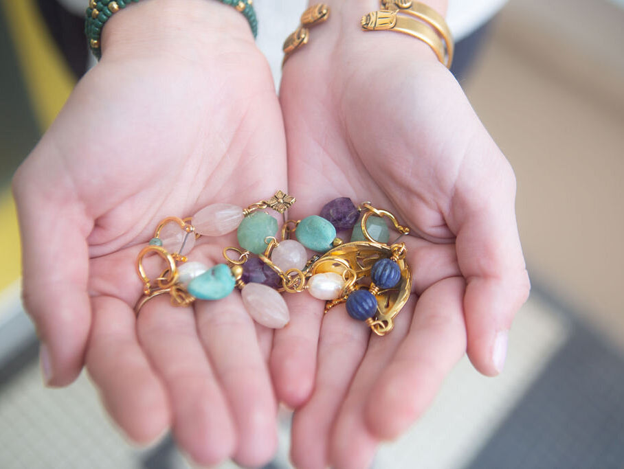 June Birthstones :: Pearl and Moonstone