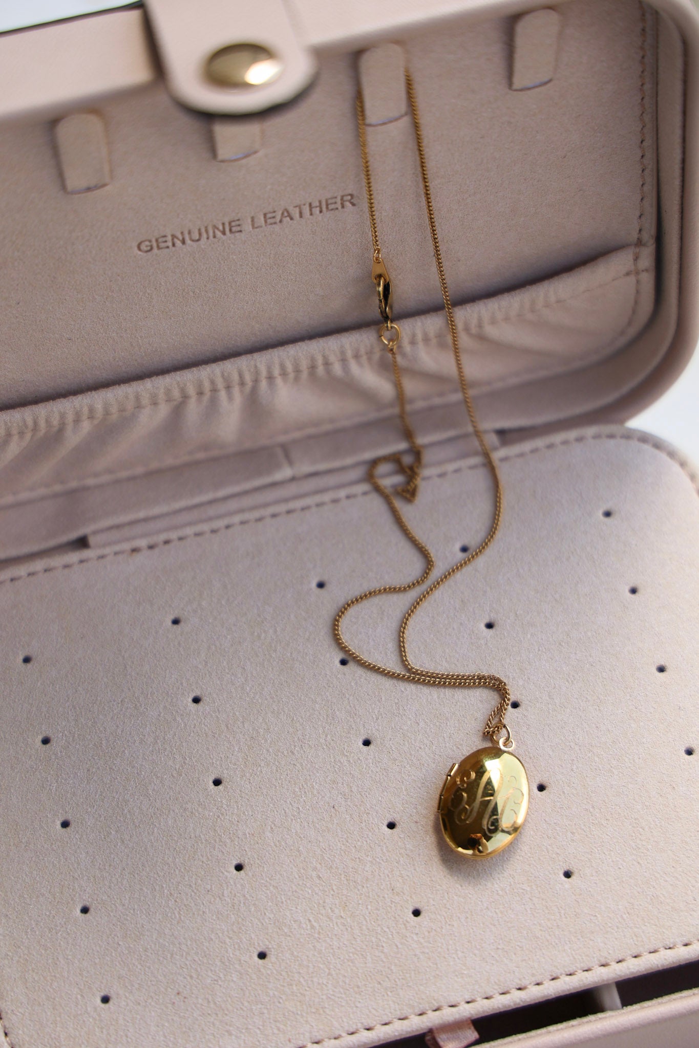 Custom Machine Engraved Petite Laurel Necklace