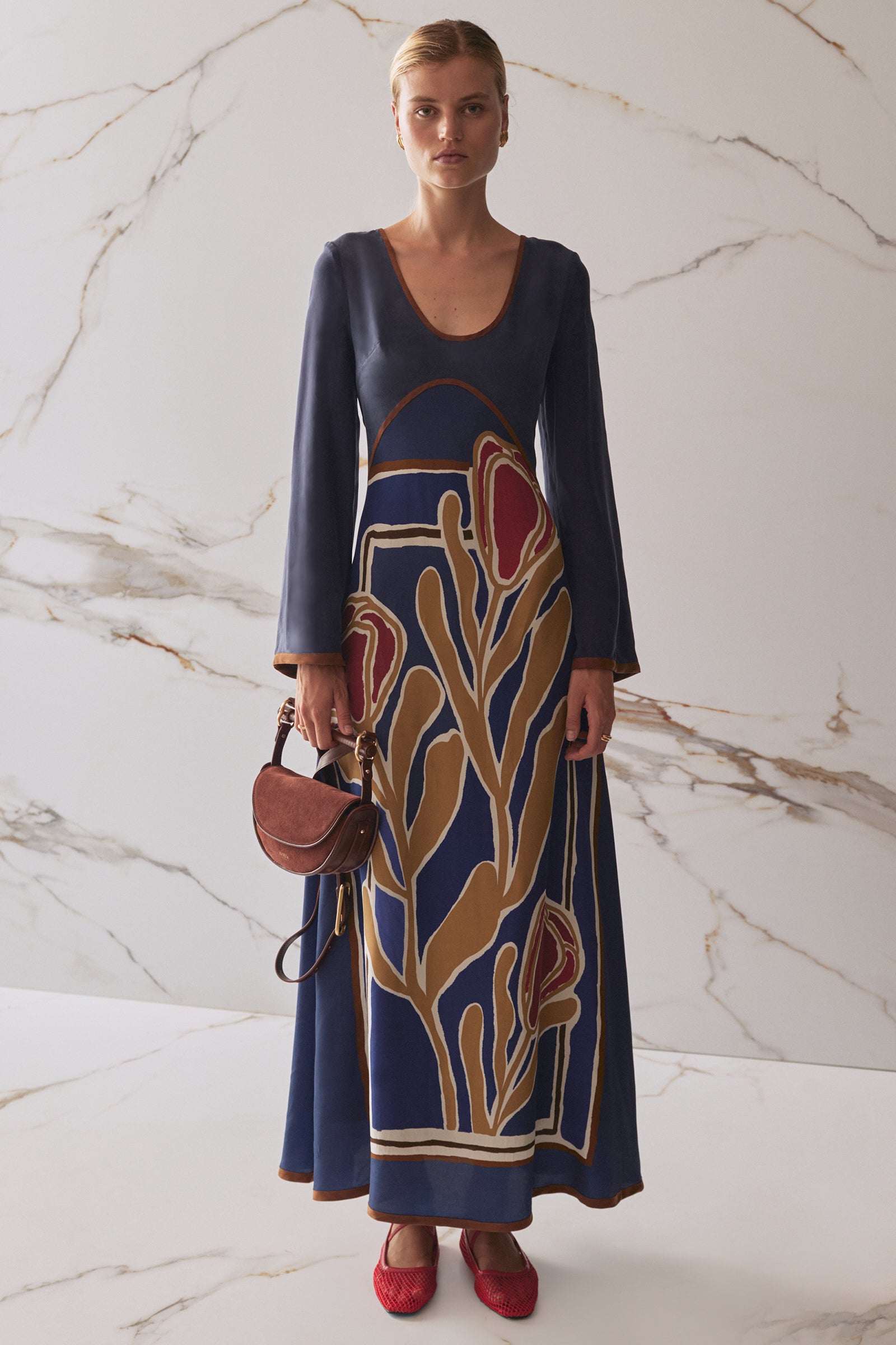 Rosalind Dress in Lisse Tulip by Sancia – Ex Voto Vintage