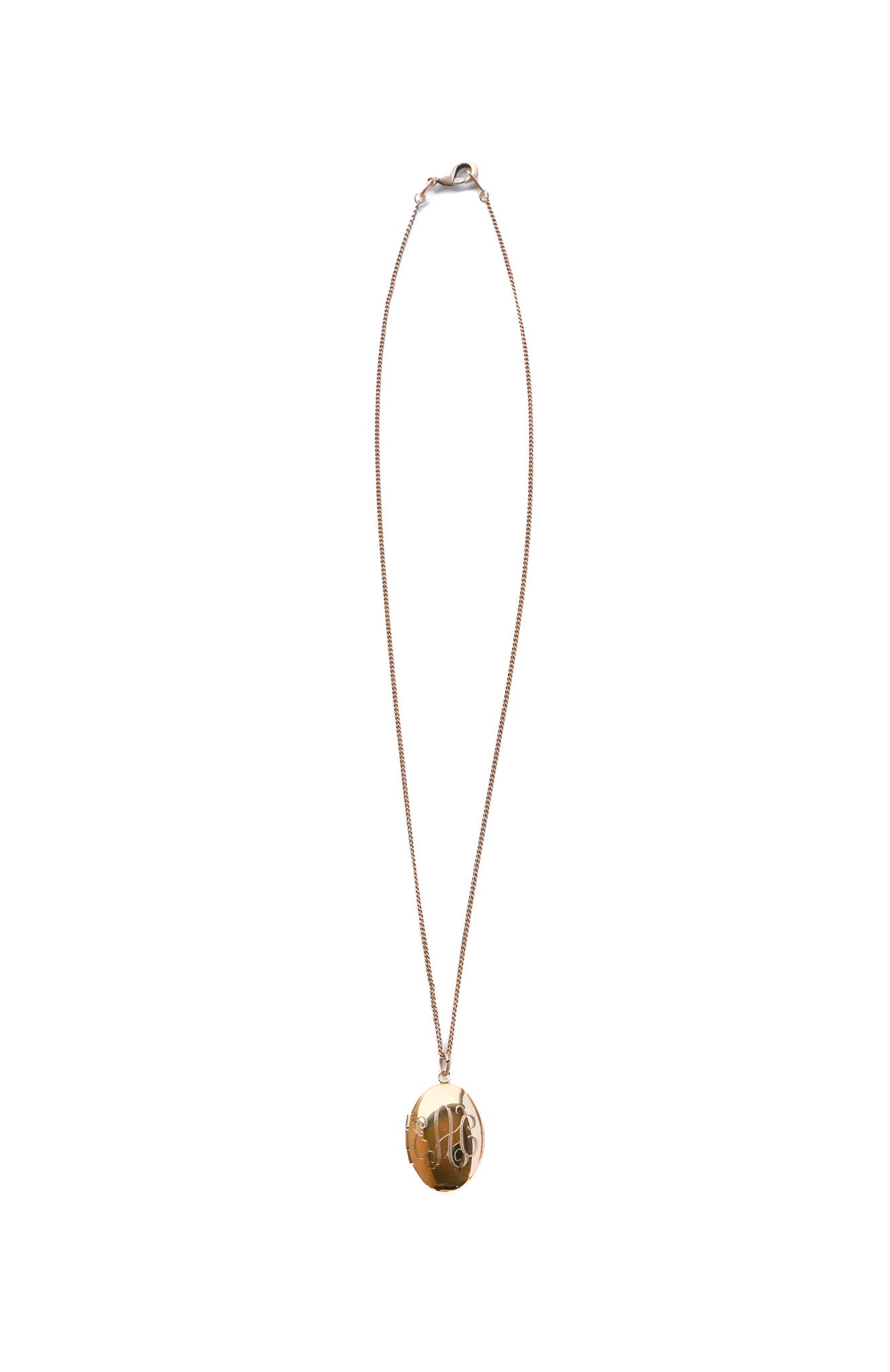 Custom Machine Engraved Petite Laurel Necklace