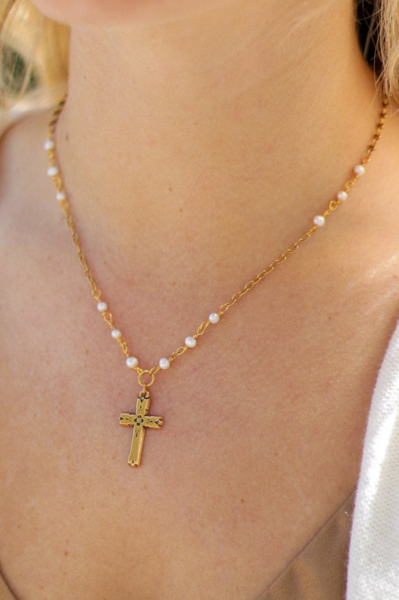 ExVoto Charm Collection :: Grey Pearl Charm main image 1