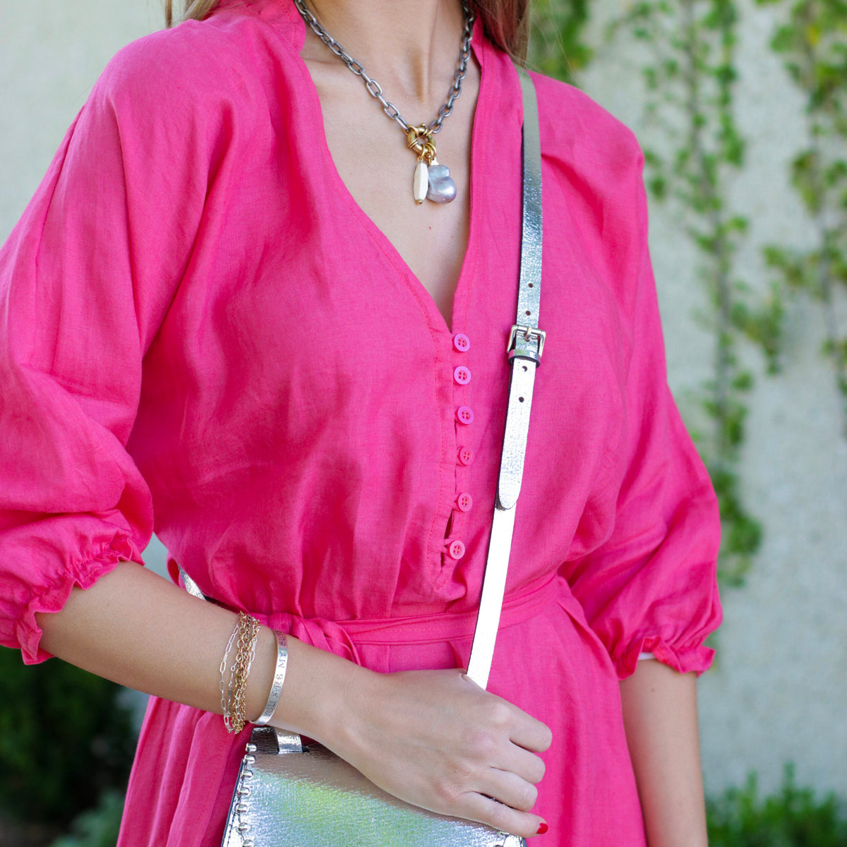 Shop The Look: Raspberry & Silver – Ex Voto Vintage