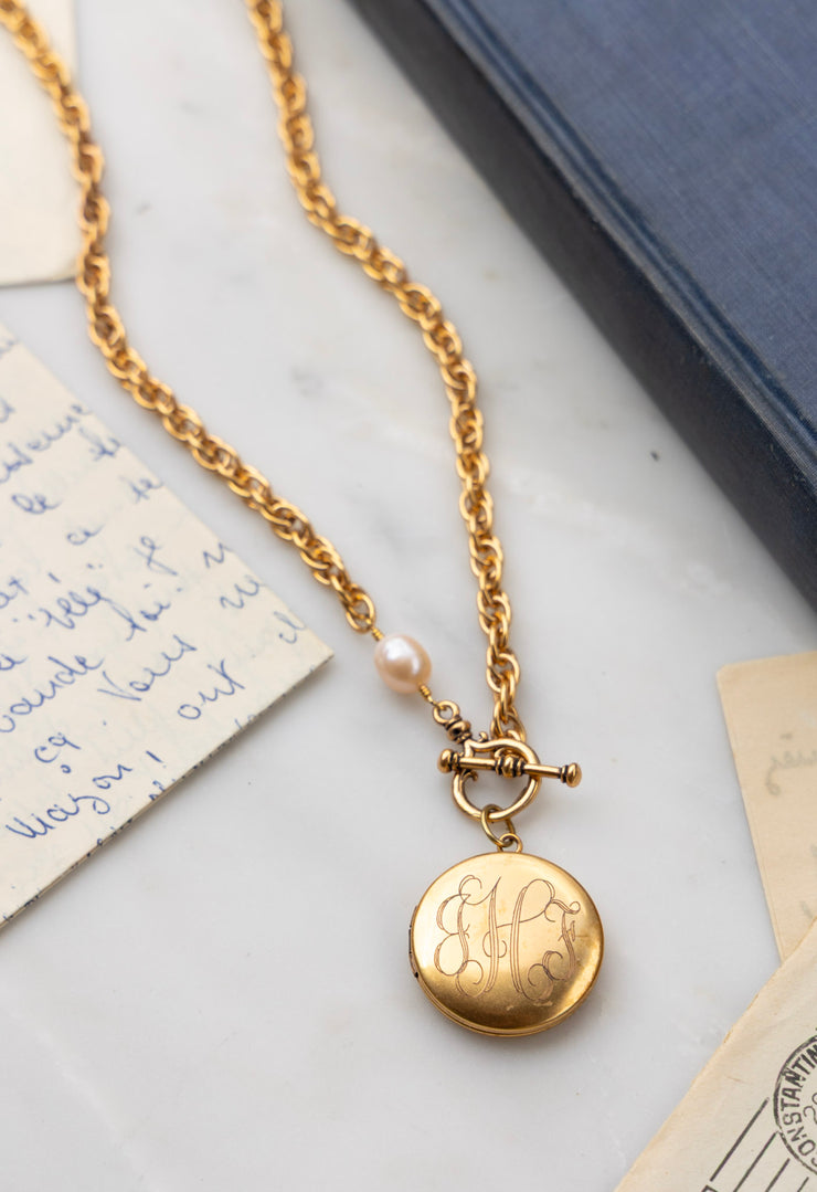 ExVoto Charm Collection :: Grey Pearl Charm