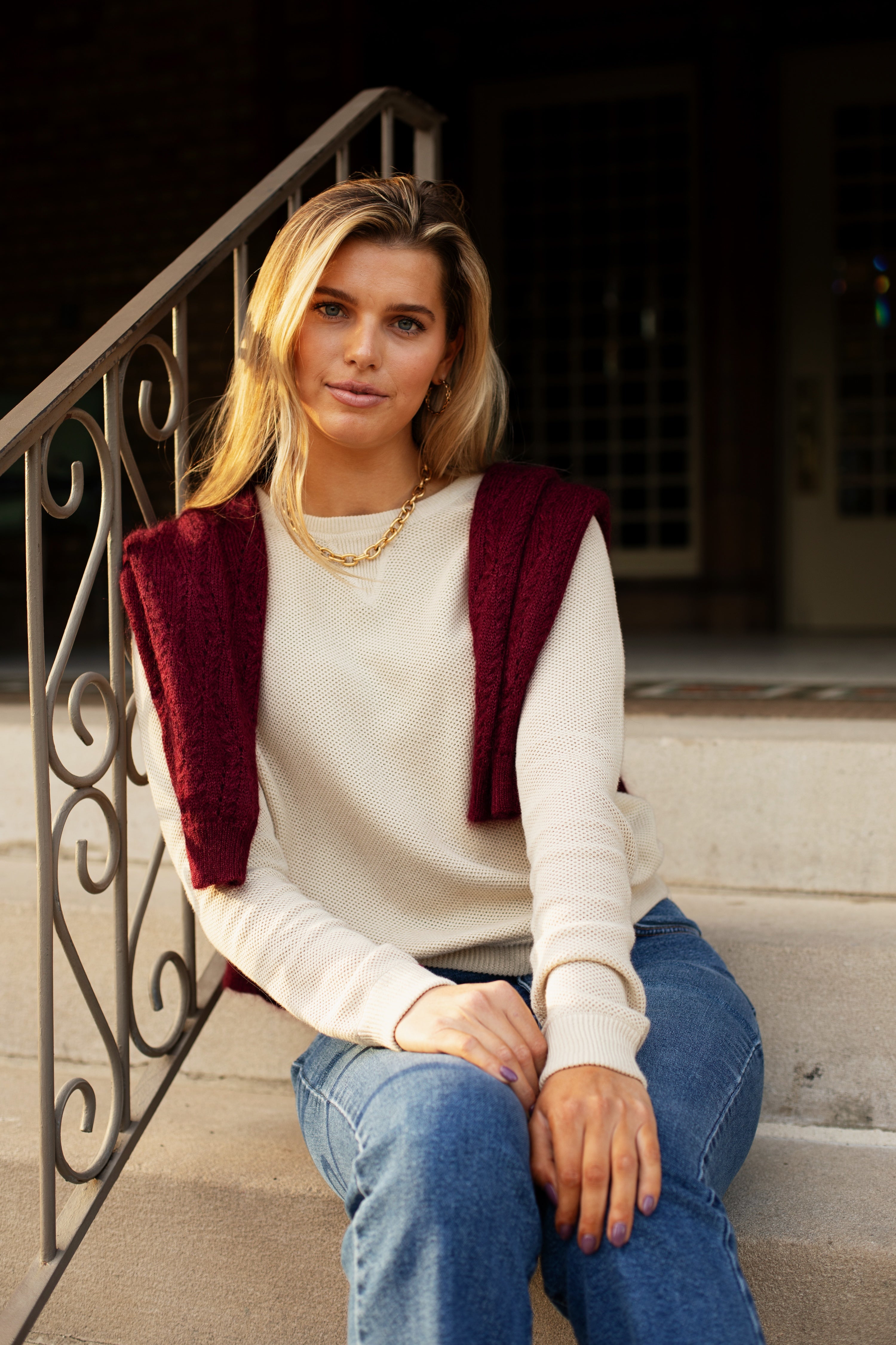 Burgundy Mohair Cardigan | ExVoto – Ex Voto Vintage