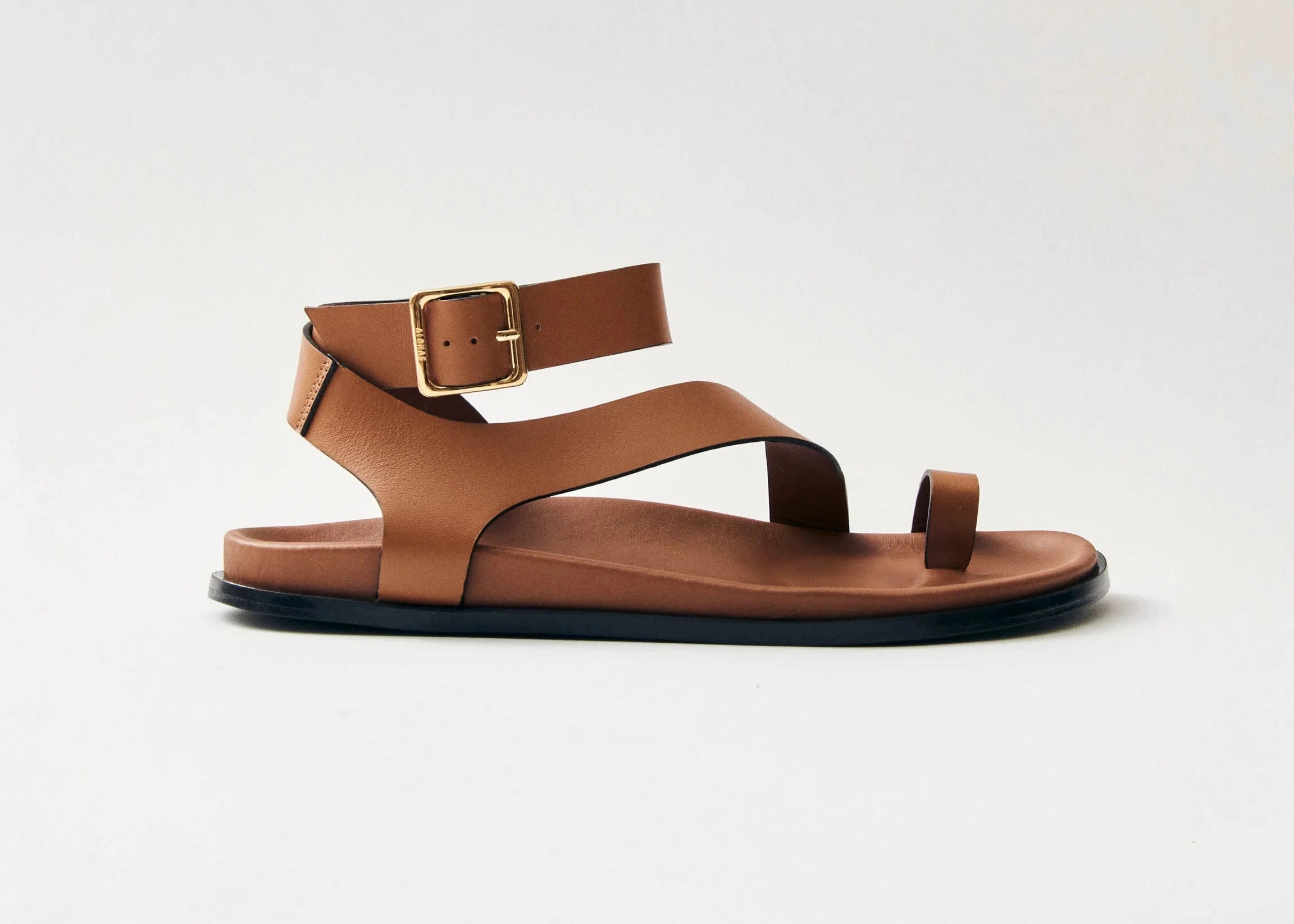 サンダル BROWN SANDALS Myles Sandal in Tan Leather by Alohas – Ex Voto Vintage