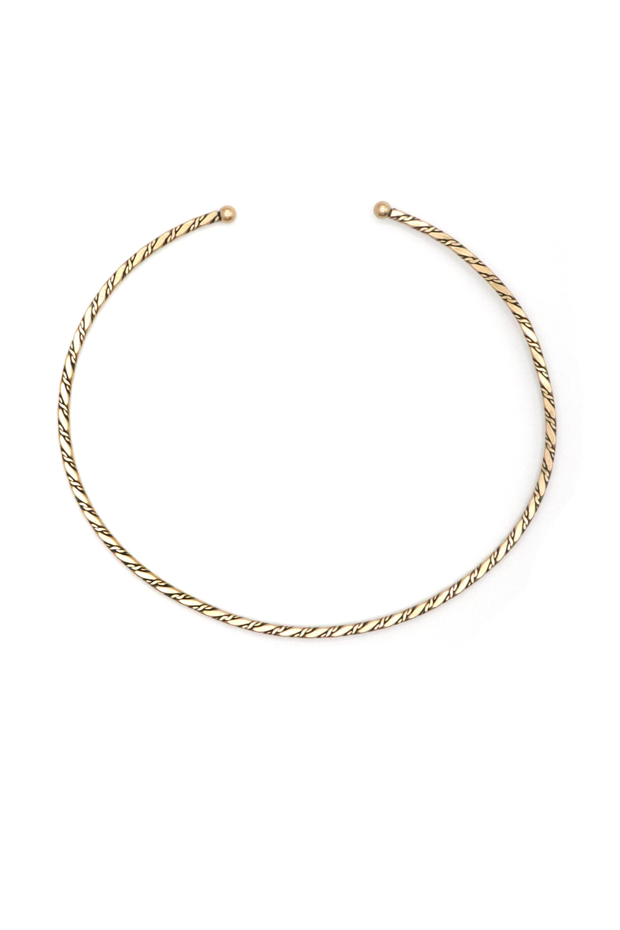 Lila Braided Collar Necklace – Ex Voto Vintage